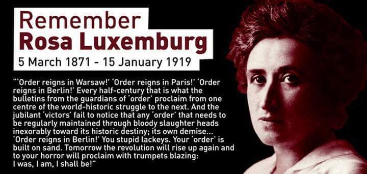 Red Rosa ! The Revolutionary Politics of Rosa Luxembourg Glasgow&nbsp;event