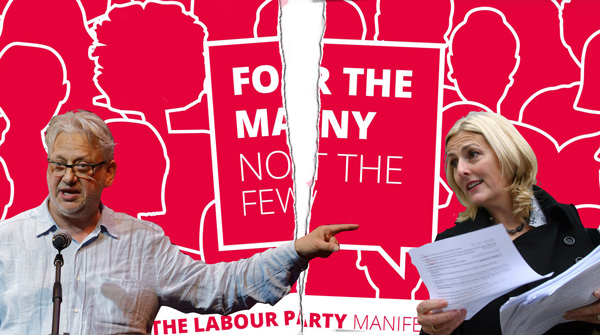 Battle for general secretary reveals splits on Labour&nbsp;left