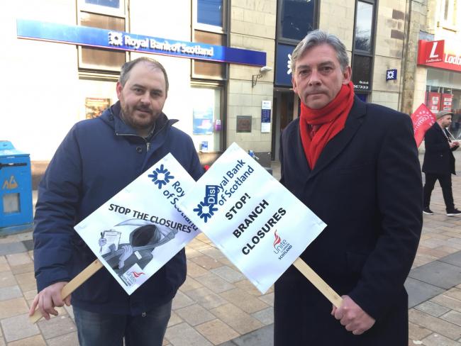 Scottish Labour Leader joins RBS protest | Ardrossan and Saltcoats&nbsp;Herald