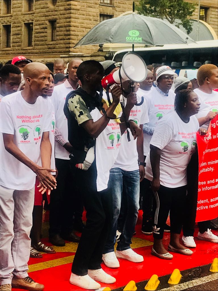 Mining pressure group protests at high court | IOL Business&nbsp;Report