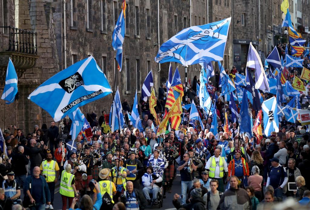 AUOB marchers head for Edinburgh in ‘biggest pro-indy event yet’ | The&nbsp;National