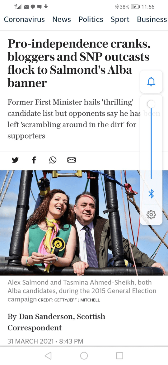 AND THEY WONDER WHY THEY ARE DYING. – YOURS FOR&nbsp;SCOTLAND