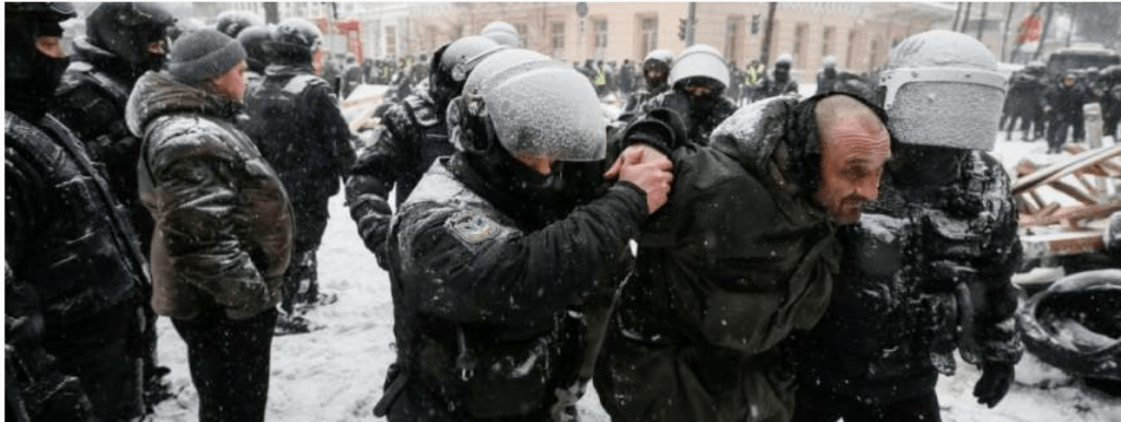 Ukrainian police violently dispersed protesters without any court order – Human Rights in&nbsp;Ukraine