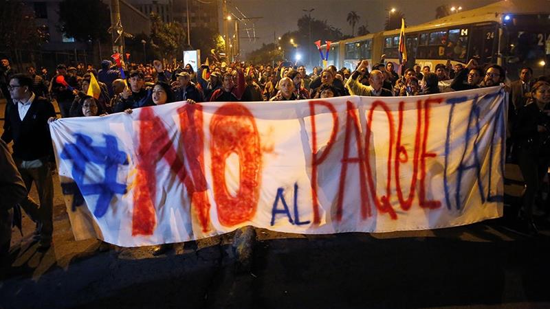 Ecuador unions call off anti-austerity protests after 370 arrests in two days | Macau&nbsp;Business