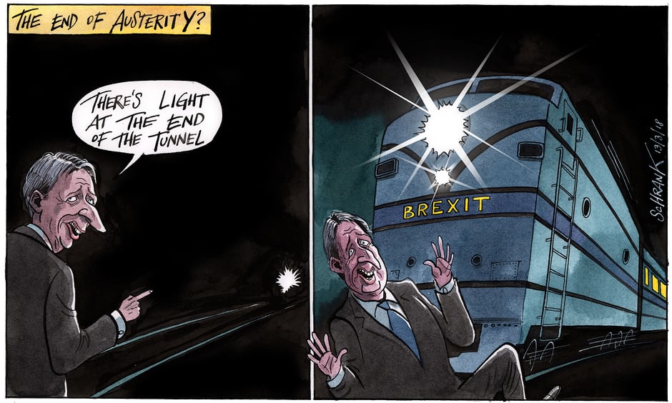Peter Schrank on Philip Hammond and austerity – cartoon | Opinion | The&nbsp;Guardian